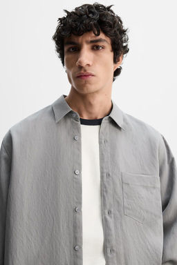 STRIPED JACQUARD SHIRT - Zara фото 5