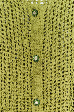 RIBBON KNIT CARDIGAN - Zara фото 7