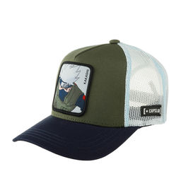 Детская бейсболка CAPSLAB арт. CL/NS/3/KAK1 Junior Naruto Kakashi (оливковый / темно-синий)