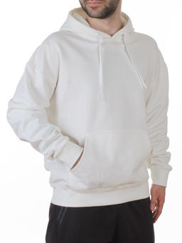 TLK-807 WHITE Толстовка мужская (85% хлопок, 15% полиэстер)