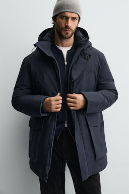 WATER-REPELLENT PADDED PARKA - Zara фото 5