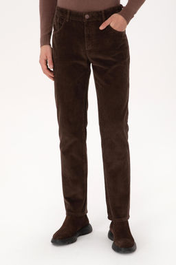 Erkek Koyu Kahverengi Kanvas Pantolon - U.s. polo assn фото 2