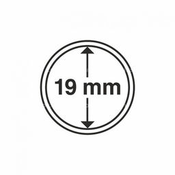 Капсула CAPS для монет диаметром 19 мм LEUCHTTURM 337551