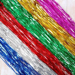 Цена за 10 шт. Дождик новогодний «Зимнее волшебство. Матовый», L-100 см, МИКС