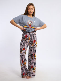 Пижама женская 1-243 (серый)