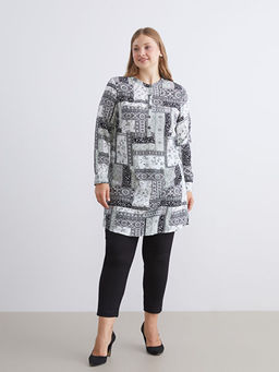 Hakim Yaka Desenli Kad?n Tunik