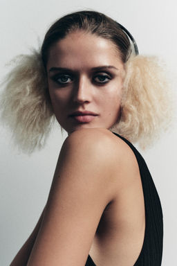 SHEEPSKIN LEATHER EARMUFFS