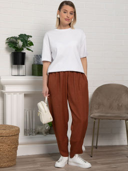 Брюки бохо (корица) Б15505-10М