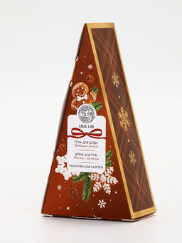 URAL LAB Арома Саунд Набор гель для душа, крем для рук и пилка для ногтей, печенье