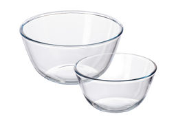 Набор 2 салатников 1050 мл, 2,1 л Crystal glass, стекло - Elan gallery фото 6