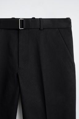 PANTAL?N CON CINTUR?N PIERNA RECTA REGULAR FIT - H&m фото 6