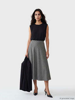 Beli Lastikli Desenli Klo? Etek