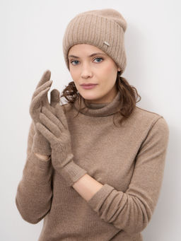 Перчатки из кашемира ULKos капучино