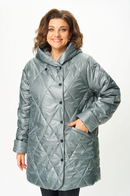 Пальто Anastasia Mak 1055-1 мох фото 4