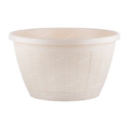 Горшок подвесной 4,5л Кремовый БЕЗ подвесов (уп.20) - Ортон фото 2