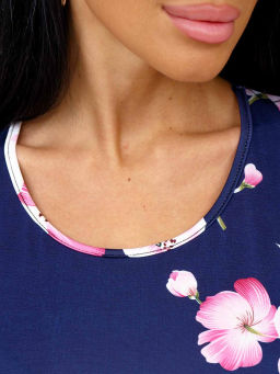 Сарафан женский, цвет синий розовый