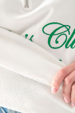 Арт. 1-5138 Свитшот женский полузамок 44-50 (4 шт) Цвет:молочный - Калинка фото 11