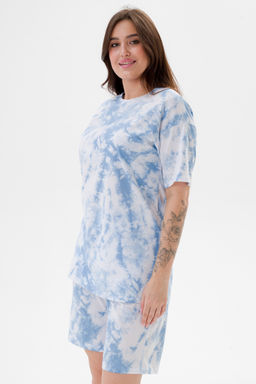 Костюм из кулирки унисекс дым голубой - Амадэль фото 7