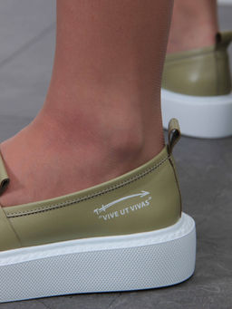 Лоферы EDART 167.Lusi23 w. Авокадо-виктория фото 11