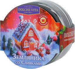 Dolche Vita. Новый год. Элитный. Земляника со сливками 50 гр. стекл.банка