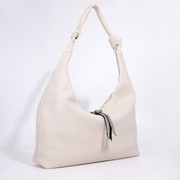 Сумка-хобо на молнии, цвет белый - Simaland фото 3