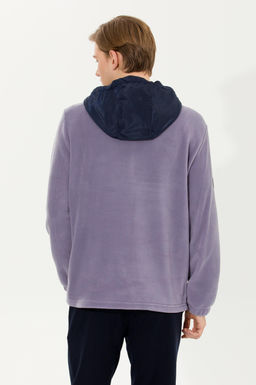 U. S. Polo Assn Мужская серая толстовка с капюшоном - U.s. polo assn фото 5