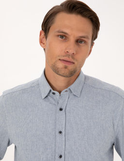 Mavi Regular Fit Uzun Kollu G_mlek - Pierre cardin фото 2