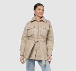 Пальто женское демисезонное (пояс) - El podio фото 12