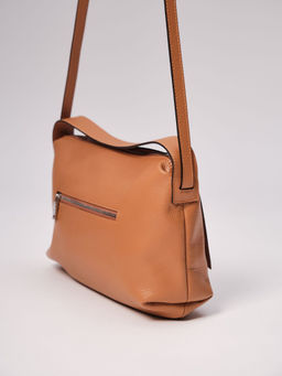 Сумка кожаная Deboro 30963 коричневый лист