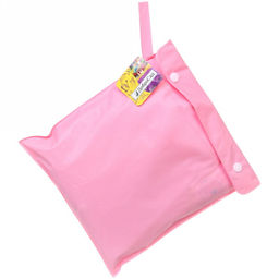 Дождевик-плащ детский "Рокки-Динозаврик" с капюшоном, рукава на резинке, цвет розовый, размер M(64*46см) ДоброСад
