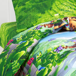 Игра 1,5 сп./Пододеяльник: 1 шт. - 215*143; Простыня: 1 шт. - 214*150; Наволочка: 2 шт. - 70*70; Бязь детская - Артпостель фото 3