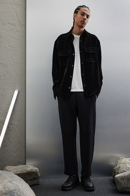 Sobrecamisa de terciopelo Regular Fit - H&m фото 2