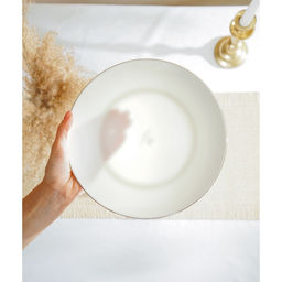 Тарелки глубокие SL Home «Каскарон», 700 мл, d=20 см, набор 2 шт., костяной фарфор, белые