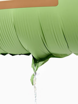 Цена за 3 шт. Воздушный шар фольгированный 35" «Зелёная гитара»