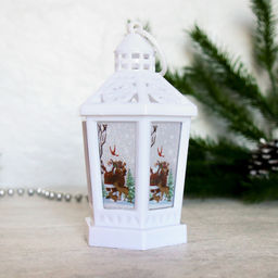 Фонарь светодиодный 14 см / VFR-108-A /уп 12/120/новогодний/белый - Галеонтрейд фото 6