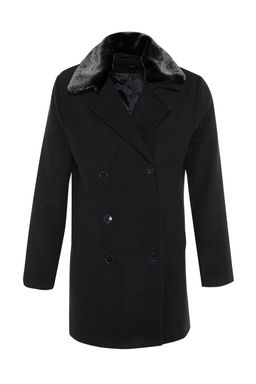 TRENDYOL MAN Siyah Regular Fit Kurk Yakal? K?sl?k Kase Kaban TMNAW21KB0063 - Trendyolmilla фото 5