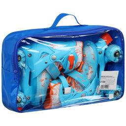 Роликовые кроссовки раздвижные, р. 27-30, колёса световые PU - Simaland фото 6