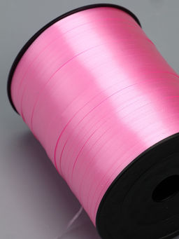 Лента для декора, подарков и шаров, розовый, 0.5 см × 500 м