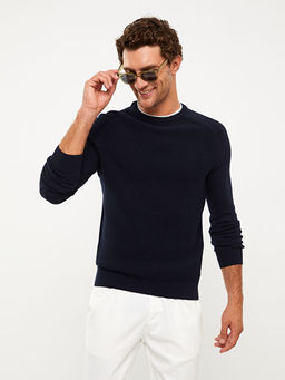 Bisiklet Yaka Erkek Triko Kazak