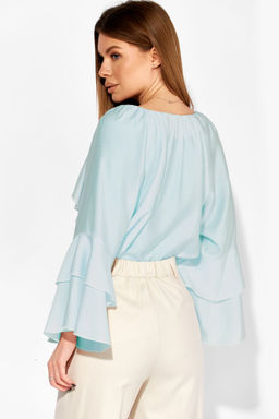 Блуза LAIKONY 414 голубой  фото 2