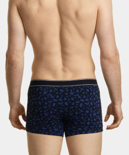 ATLANTIC 3MH-173 Трусы шорты Plams - набор 3 шт. голубой + темно-синий + голубой  фото 3