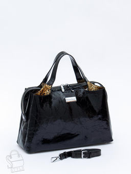 Сумка женская кожаная 9613-1S black Velina Fabbaino-Safenta в Новосибирске