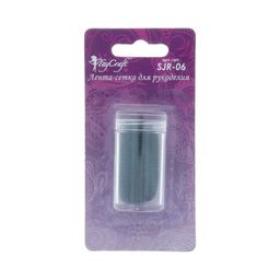 FAYCRAFT Ювелирная лента SJR-06 6 мм 5 х 1 м СК/Распродажа №08 тем. зеленый