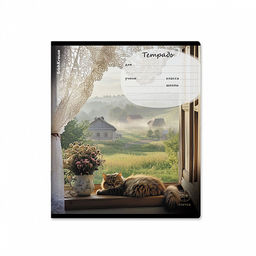 АКЦИЯ Цена за 10 шт. Тетрадь школьная ученическая ErichKrause Countryside, 24 листа, клетка (в плёнке по 10 шт.)_MIX-PACK