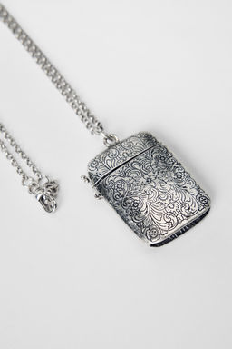 LONG ENGRAVED BOX NECKLACE KATE MOSS X ZARA  фото 4