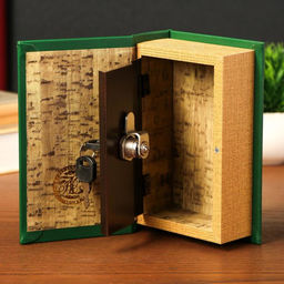 Шкатулка книга-сейф «На удачу в делах и бизнесе», дерево и искусственная кожа, с замком, тиснение, 17×11×5 см