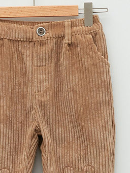 Mickey Mouse Nak??l? Kadife Erkek Bebek Pantolon - Waikiki фото 3