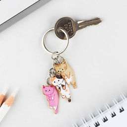 Брелок для ключей Cute, 2.5×9 см