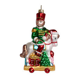 Щелкунчик на лошадке (стекло) 9х5х14 см - Holiday classics фото 2