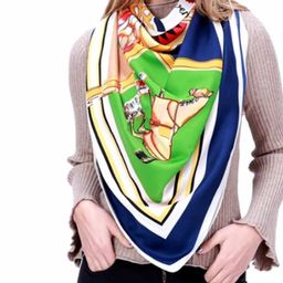 Платок Гарцуют в ожидании парада - Здесь был Винсент фото 2